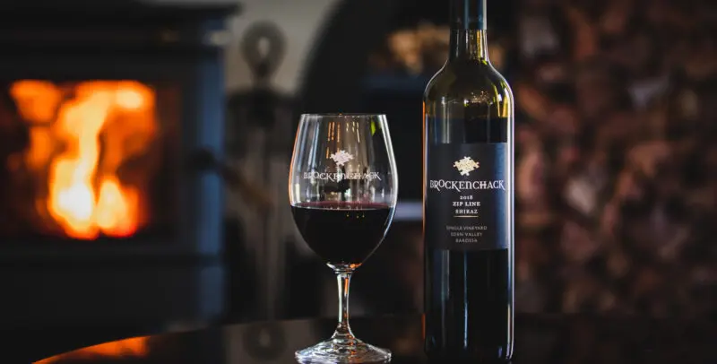 Brockenchack Zip Line Shiraz in front of the fire
