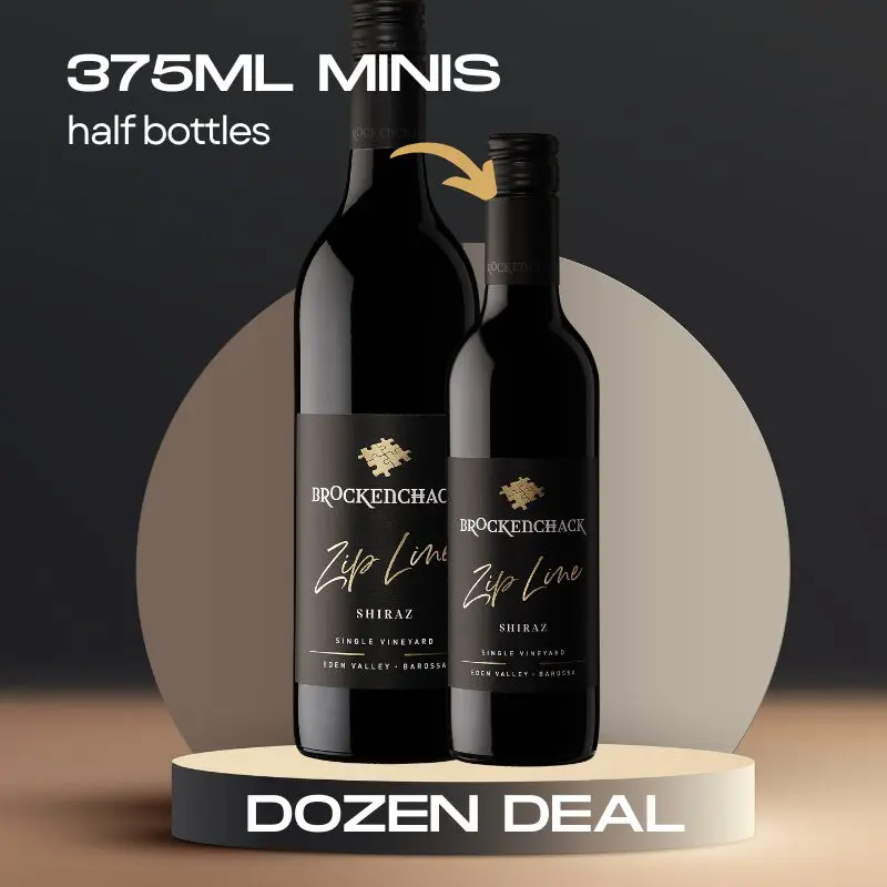 375ML HALF BOTTLES | 2021 ZIP LINE SHIRAZ 12 PK